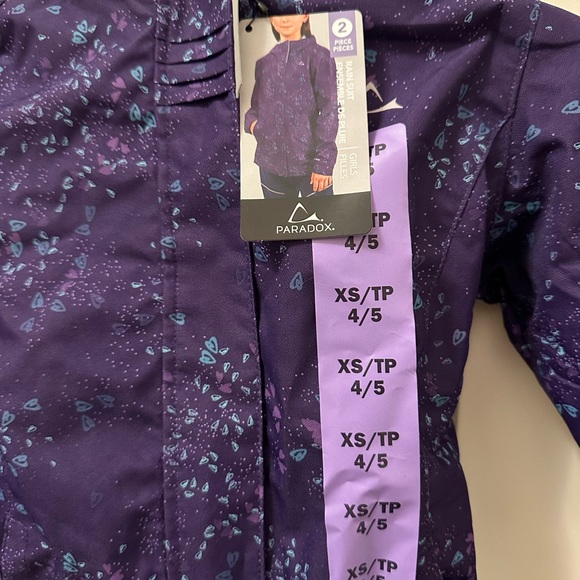 Paradox snow pants jacket set 4 to 5 years - Picture 2 of 3